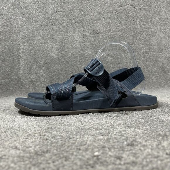 Chaco Lowdown JCH107273 Men's Sz 13 Navy Blue Outdoor Hiking Straps Sandals Used - Picture 4 of 12